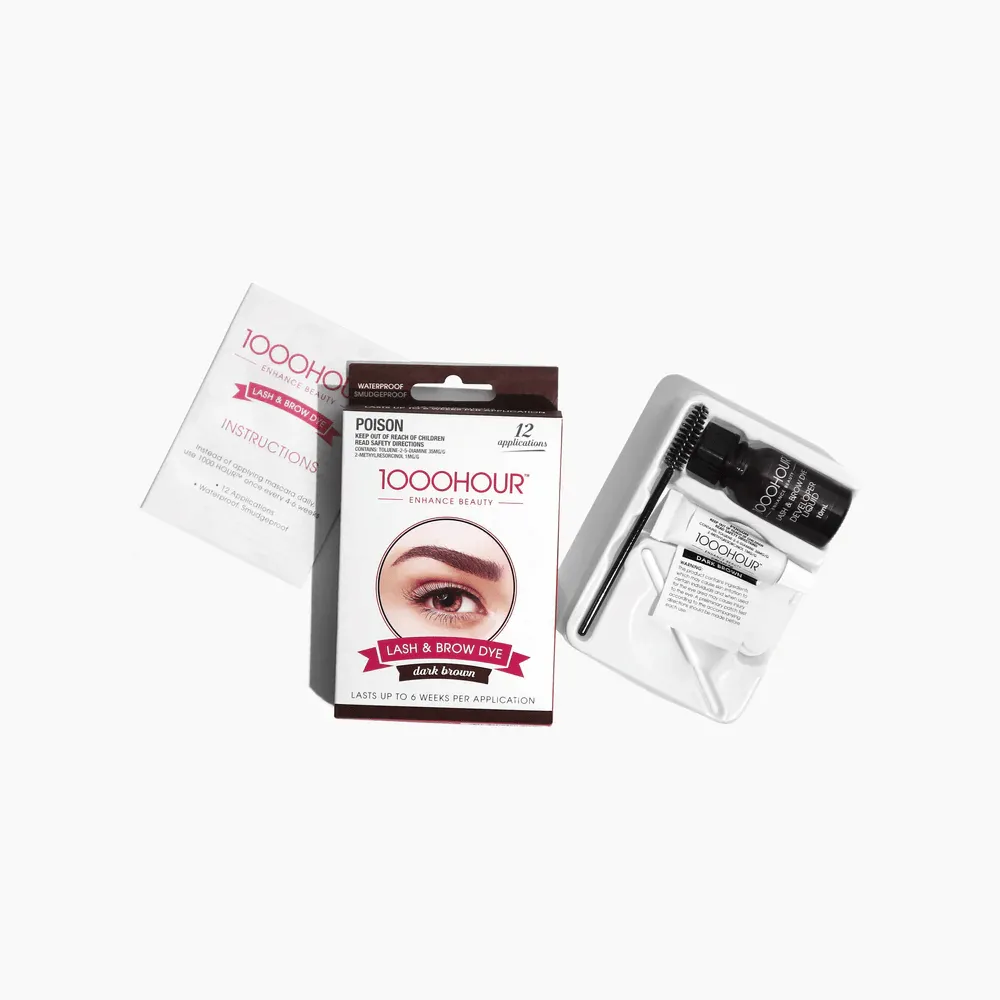 1000 Hour Lash & Brow Dye - Dark Brown 15ml