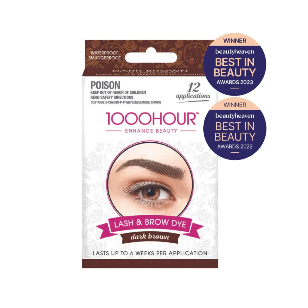 1000 Hour Lash & Brow Dye - Dark Brown 15ml