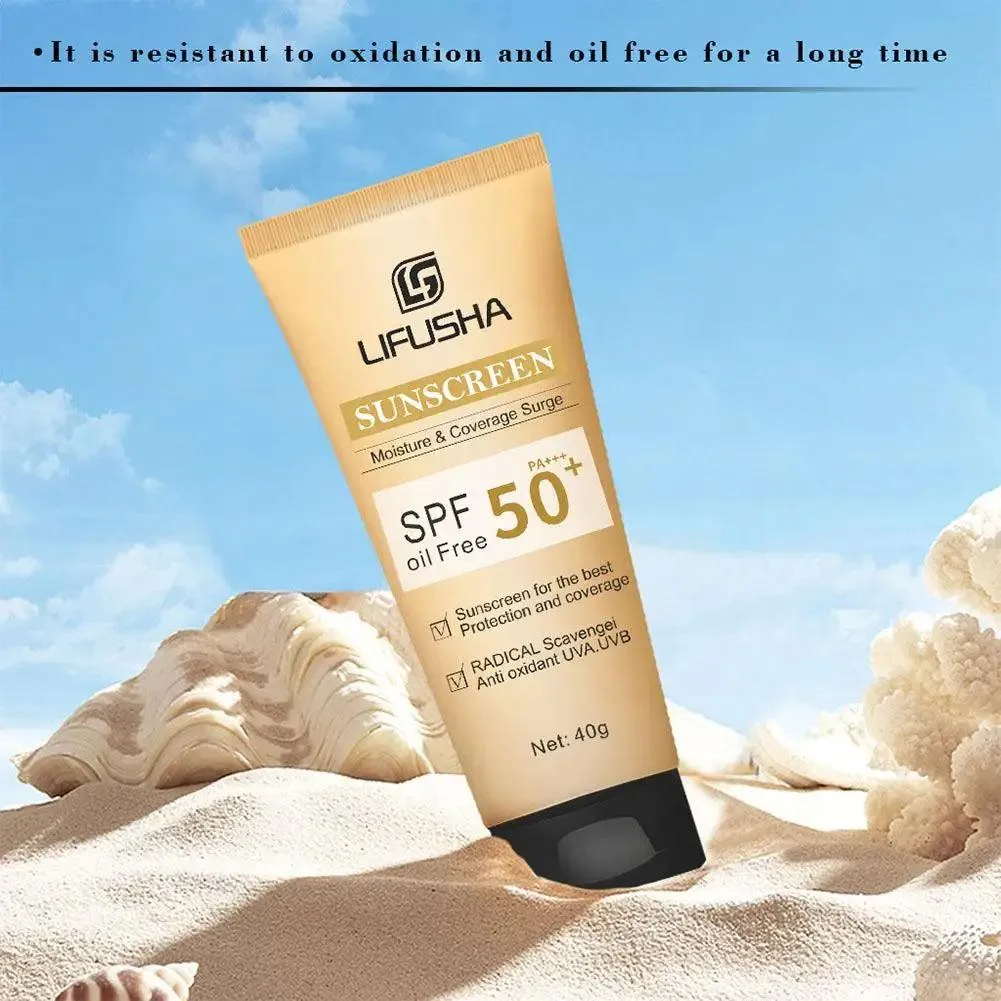 40g SPF 50   Face Sunscreen Whitening Sunblock Skin Cream Oil-control Cream Moisturizing Screen Protective Sun Anti-Aging