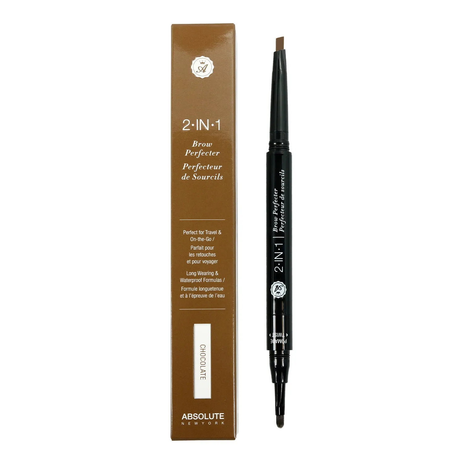 Absolute New York 2 in 1 Brow Perfecter Chocolate