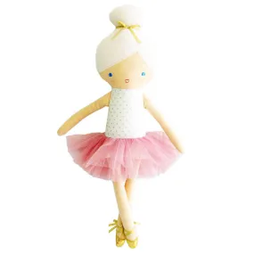 Alimrose | Betty Ballerina 43cm Silver Blush