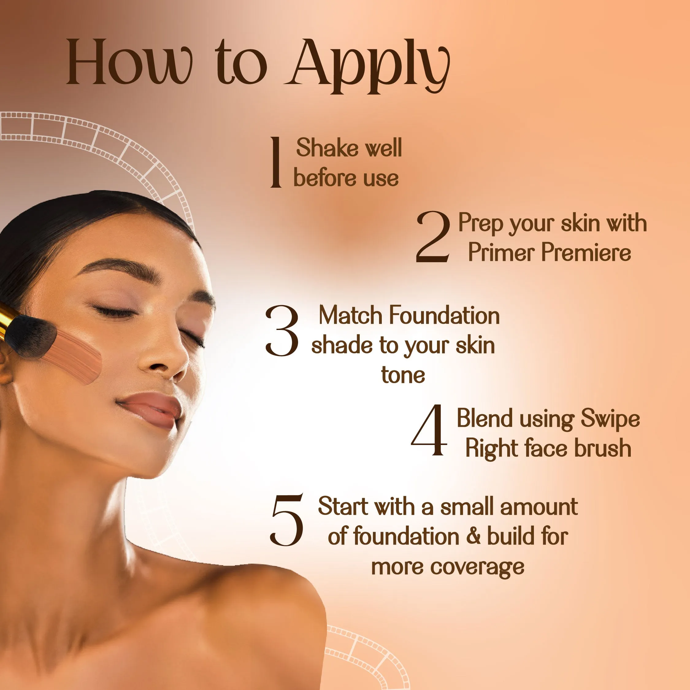 Almond Rom Com- Lights Camera Foundation  4K Matte Finish
