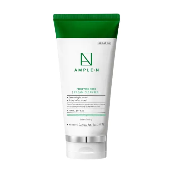 AMPLE:N Purifying Shot Cream Cleanser 150ml