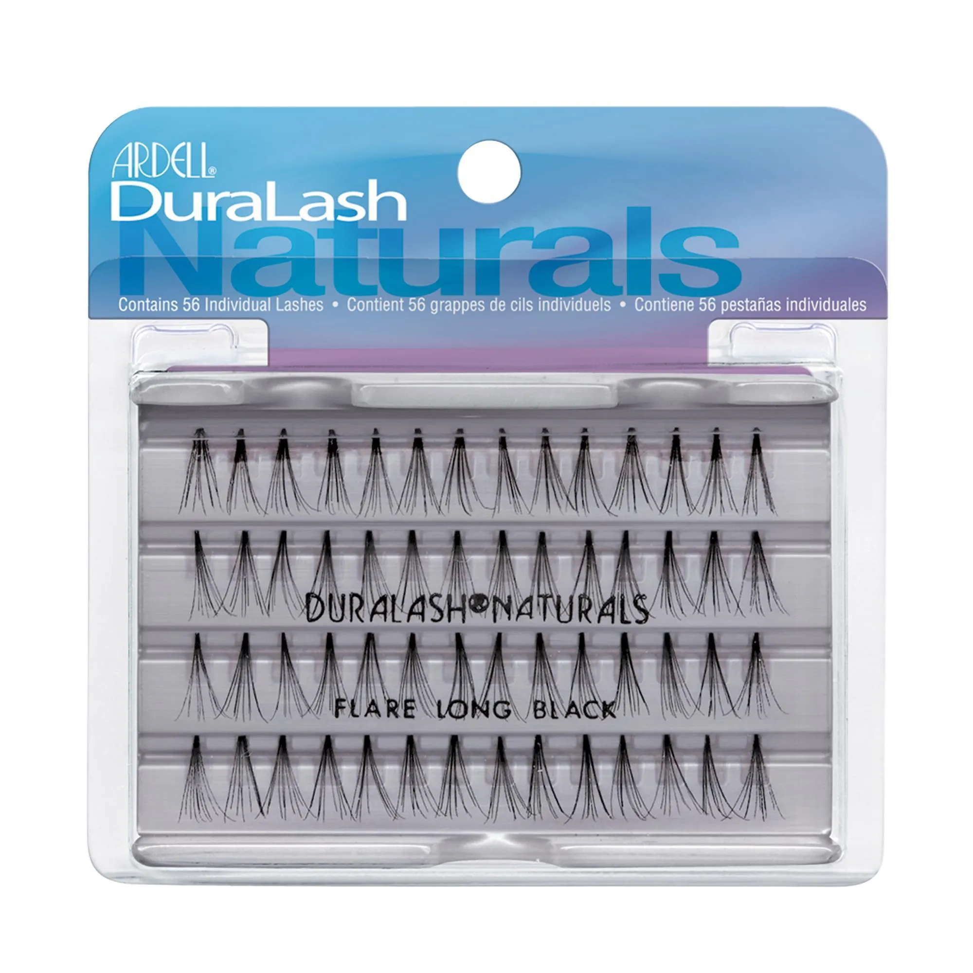 Ardell DuraLash Naturals Knot-Free Individuals, Black, Long