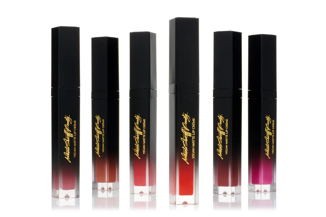 Ashunta Sheriff Beauty Vegan Matte Lip Creme Collection