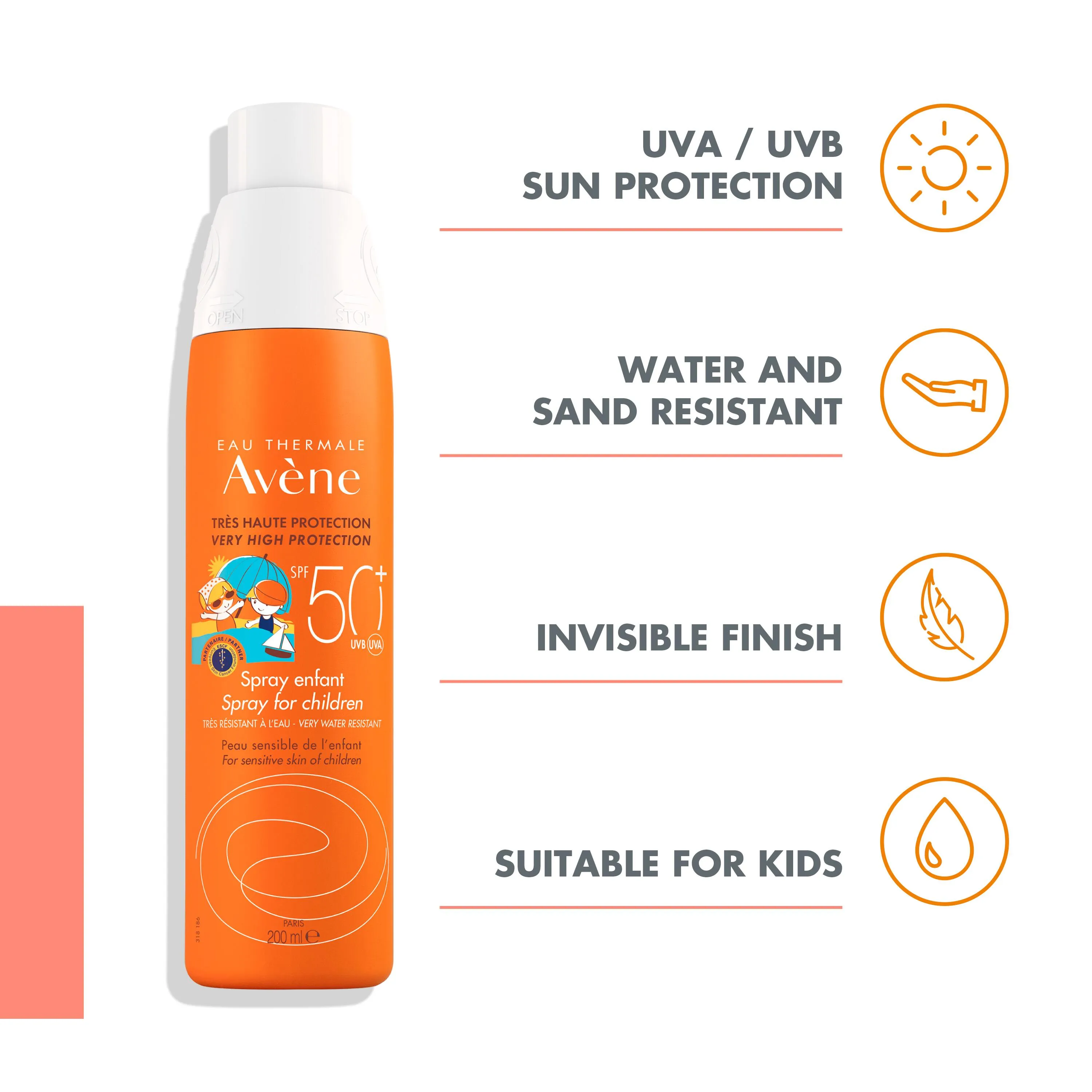 Avéne Very High Protection Spray for Children SPF50  200ml