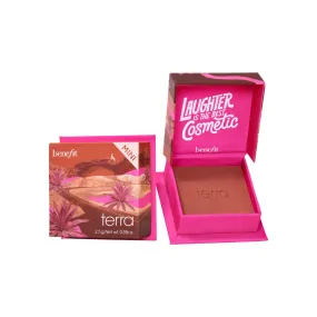 Benefit Powder Mini Terra Golden Brick-Red Blush.