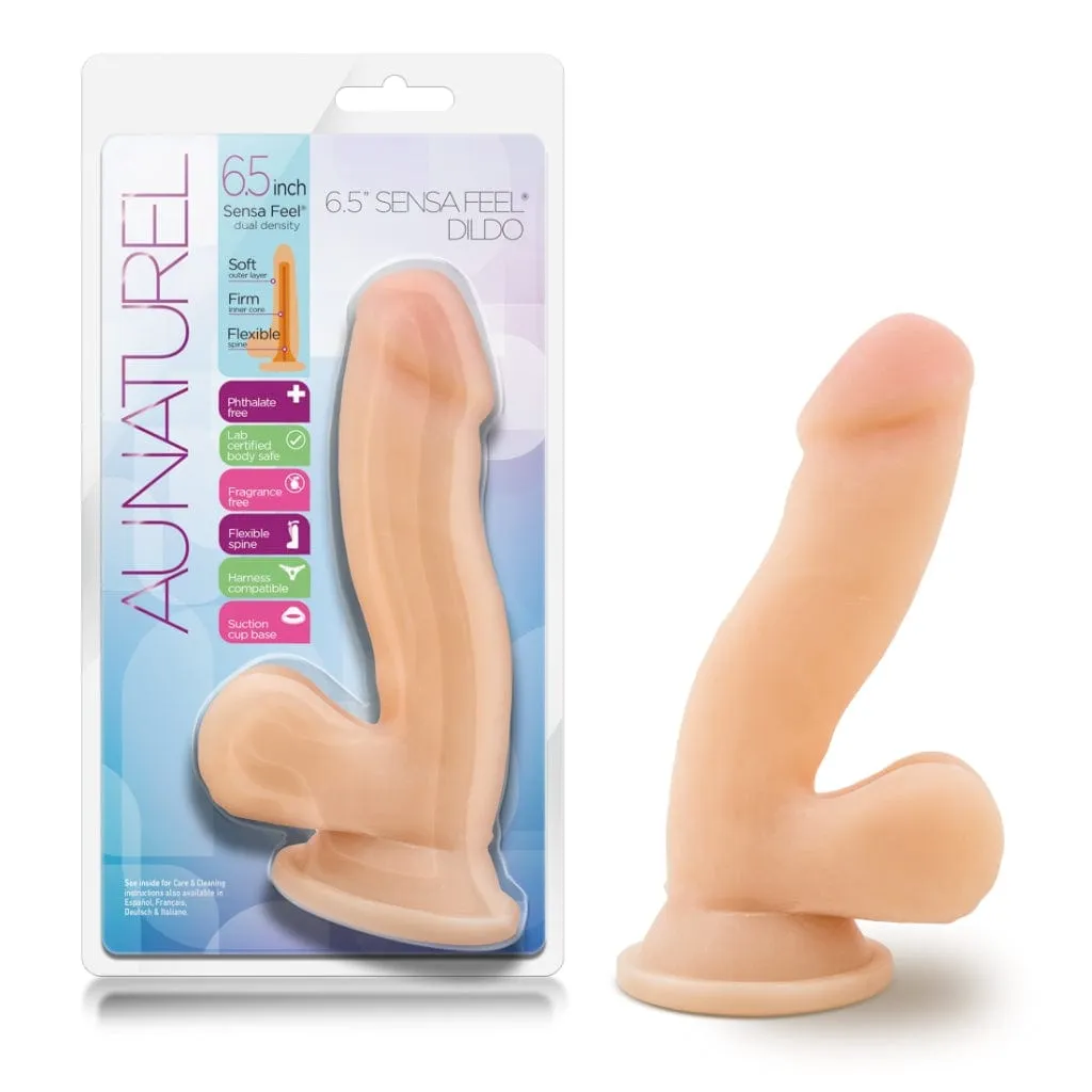 Blush Au Naturel 6.5" Sensa Feel Dildo Beige