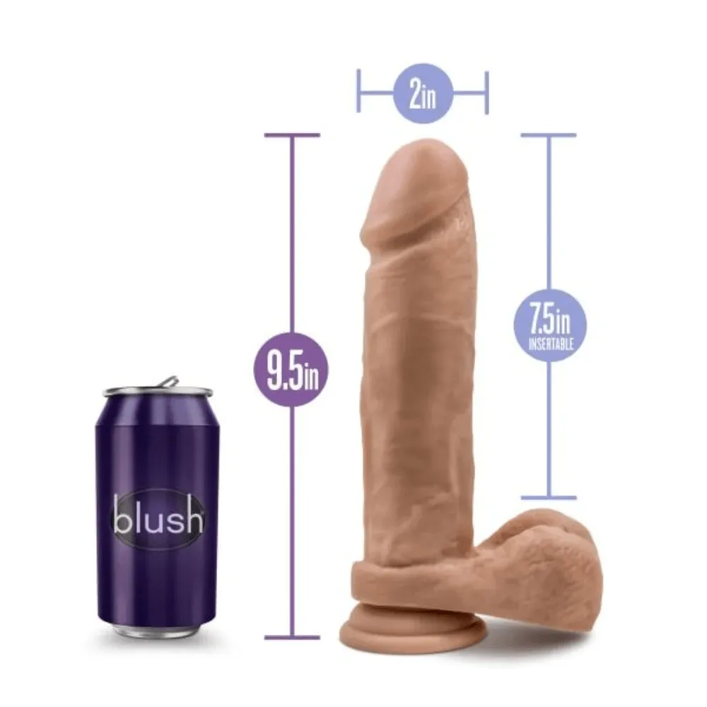 Blush Au Naturel 9.5" Dildo with Suction Cup