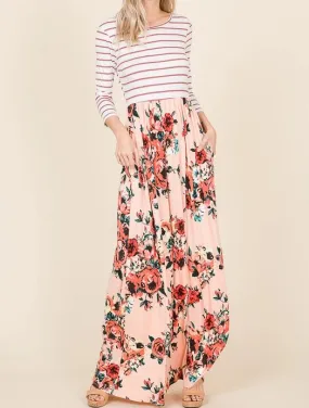 Blush Bouquet Maxi Dress