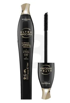 Bourjois Twist Up Mascara Mascara for extended eyelashes and volume 001 Ultra Black 8 ml