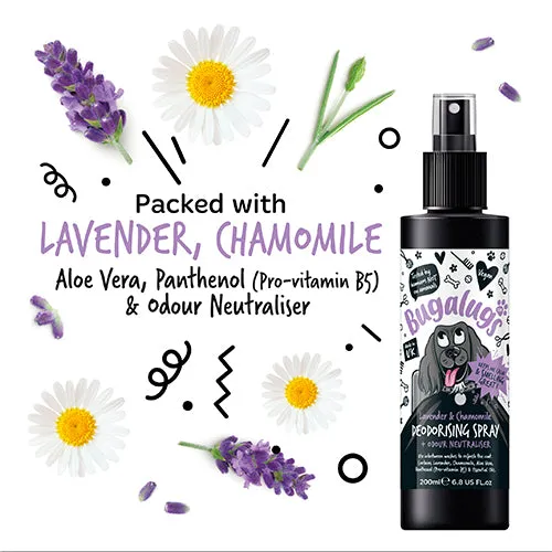 Bugalugs Lavender & Chamomile Deodorising Spray For Dogs 200ml
