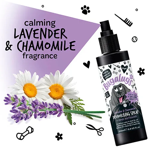 Bugalugs Lavender & Chamomile Deodorising Spray For Dogs 200ml