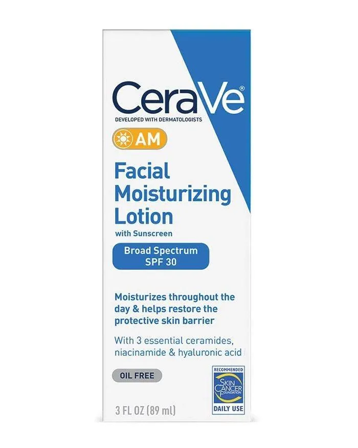 CeraVe - AM Facial Moisturizing Lotion with Sunscreen Broad Spectrum SPF 30