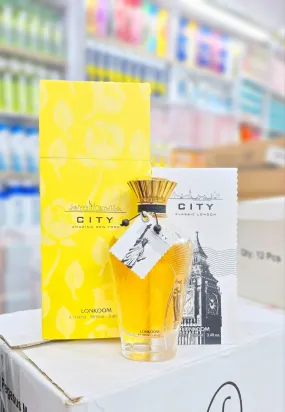 City Amazing New York Perfume Lonkoom (100ml) - WITH FREE GIFT - BODY SPRAY LE CHAMEAU - PRIMERO