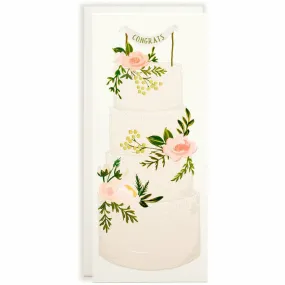 Congrats Wedding Cake card
