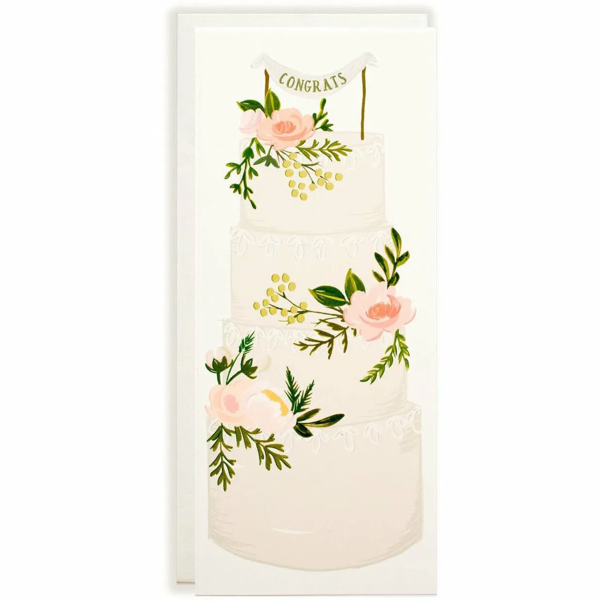 Congrats Wedding Cake card