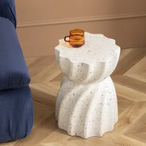 Cream Breeze Cafe Round Table Side Table