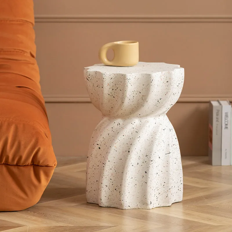Cream Breeze Cafe Round Table Side Table