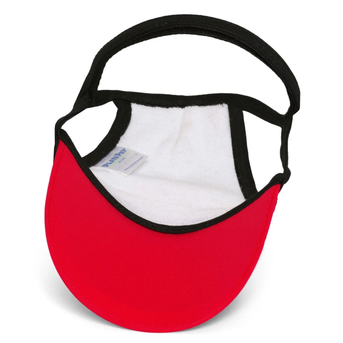 Dog Visor - Tribal Shark Falcon Red
