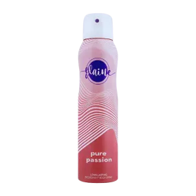 ELAINE PURE PASSION DEODORANT BODY SPRAY 150ML