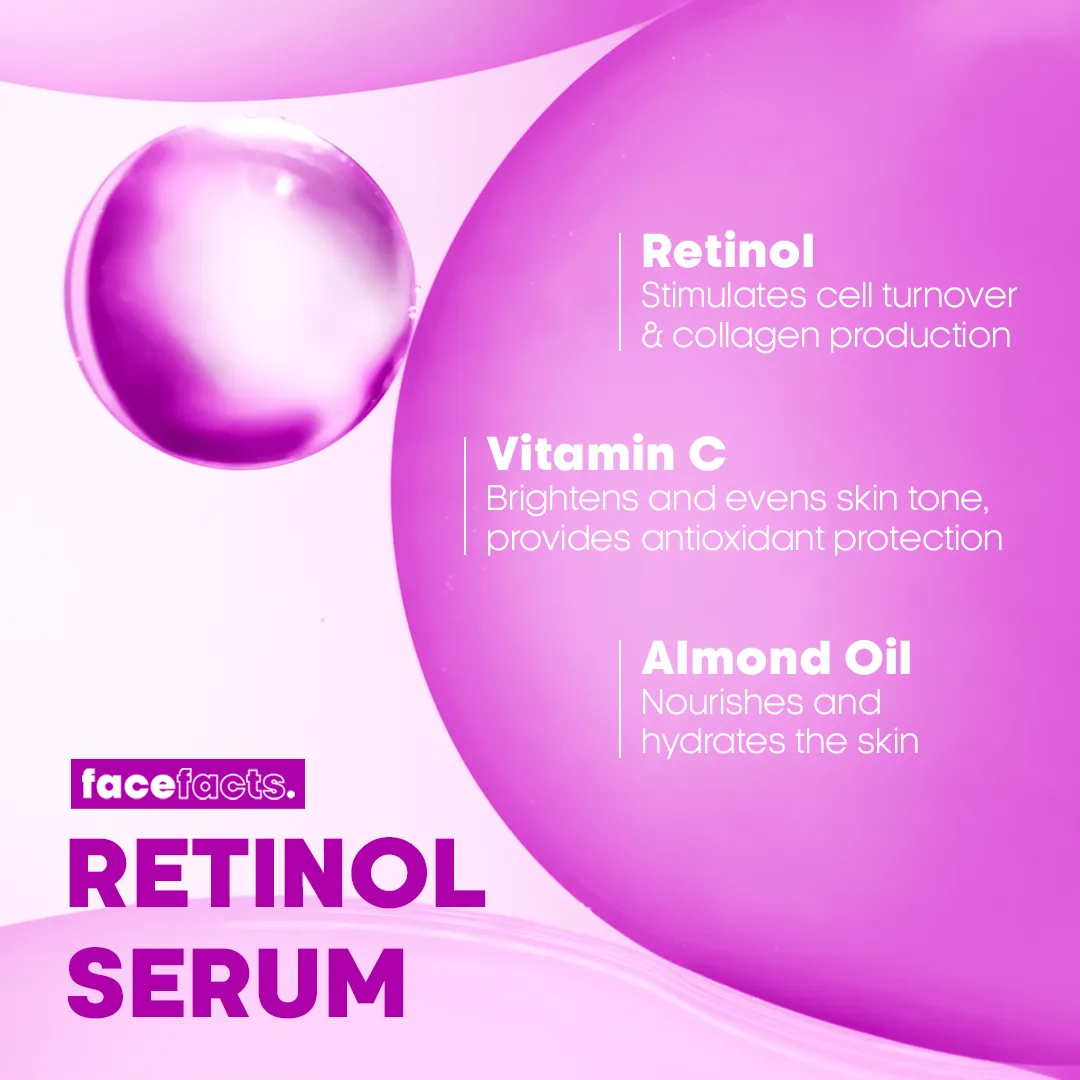 Face Facts Retinol Facial Serum 30ml