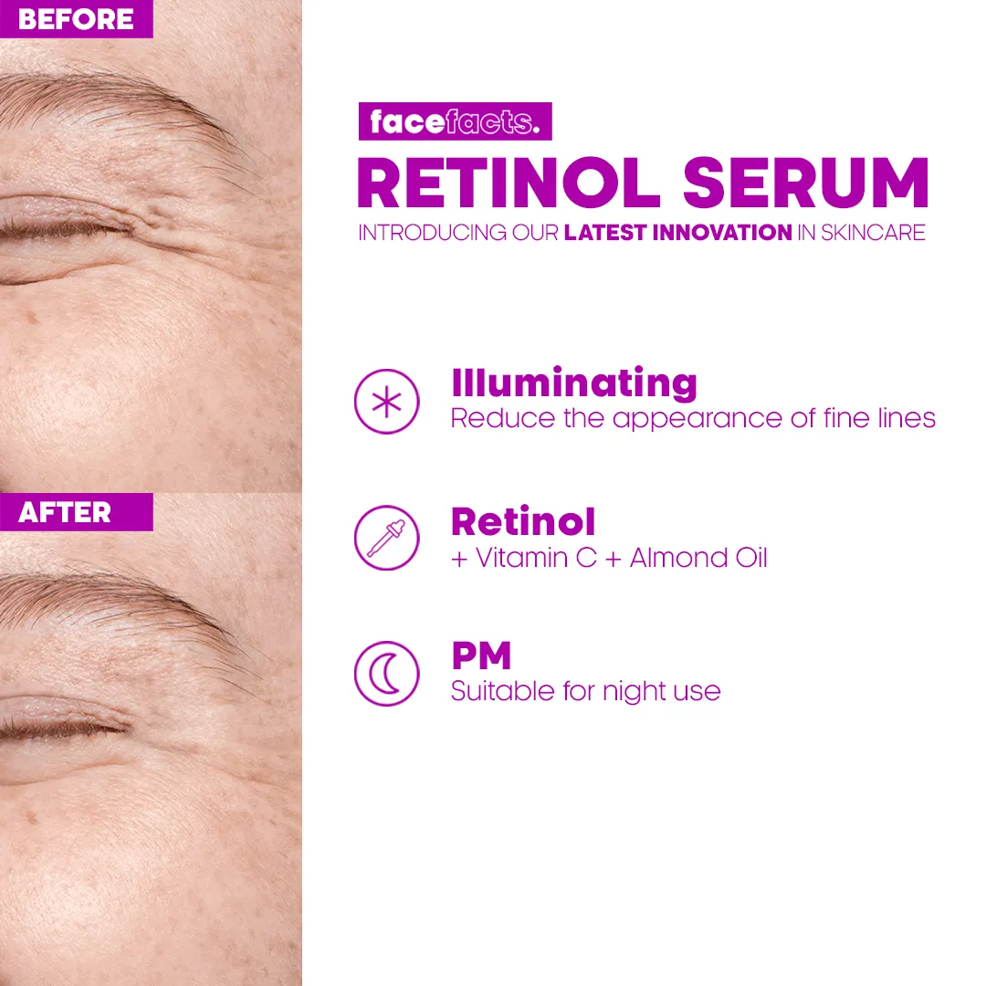 Face Facts Retinol Facial Serum 30ml