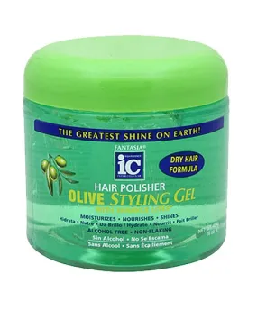 Fantasia Hair Polisher Olive Styling Gel