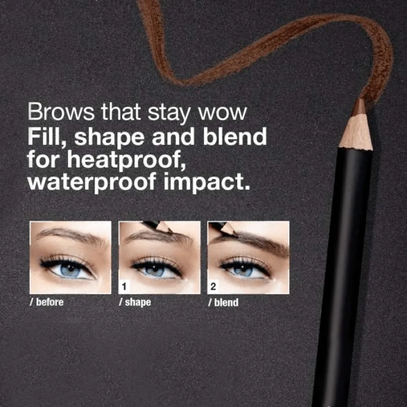 Fashion Brow Five Color Eyebrow Pencils With Brush - 1.2g × 5 Pcs