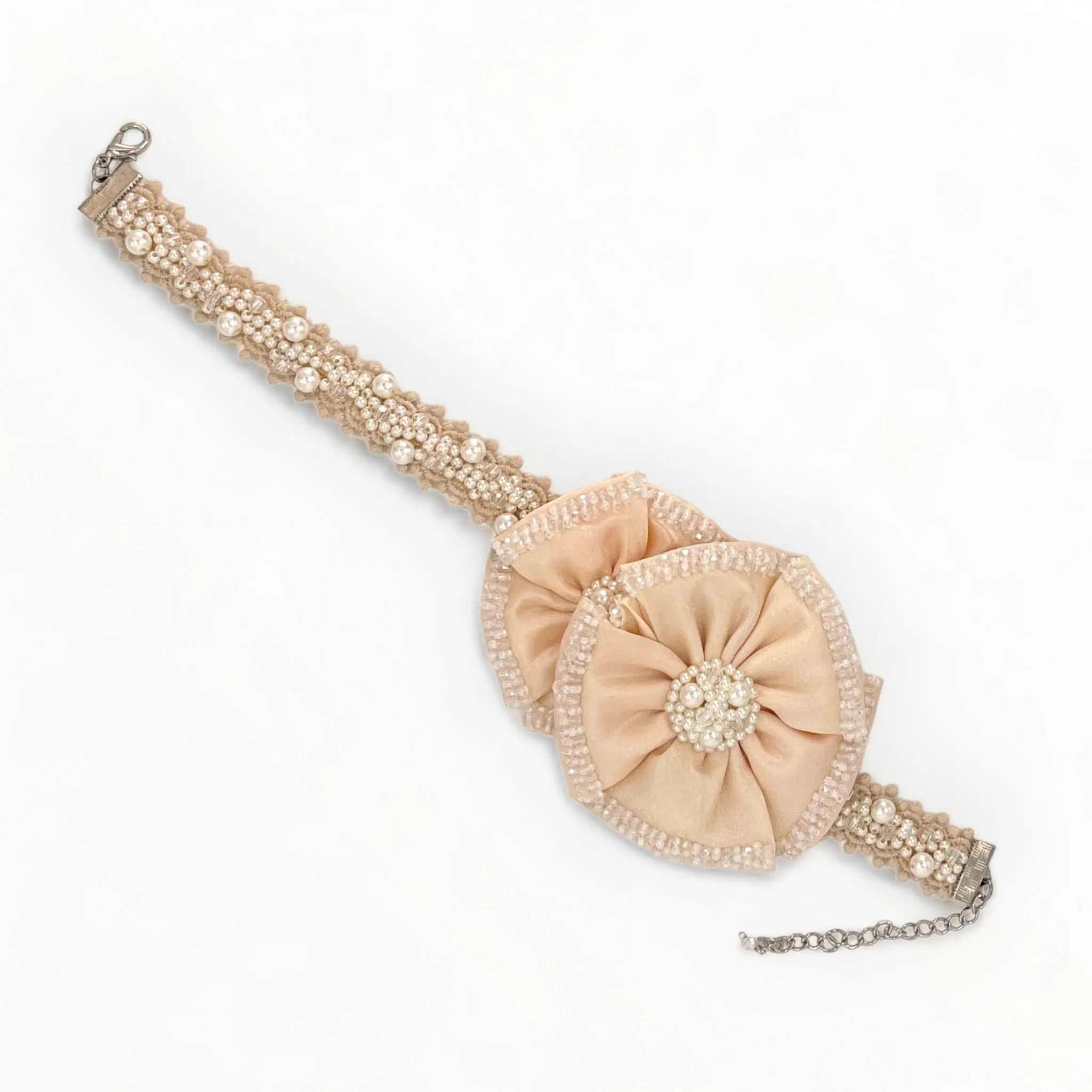 Florian Statement Blush Flower Necklace