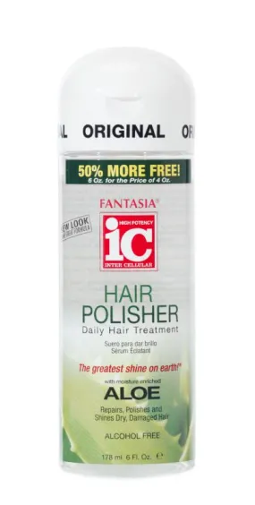 Hair Polisher Aloe Enriched Daily Hair Treatment by IC Fantasia 6 FL. OZ
