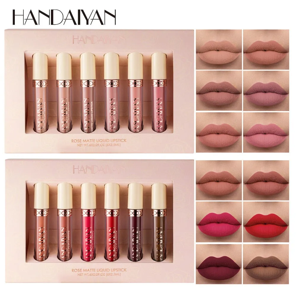 HANDAIYAN Matt Nude Velvet Lip Gloss