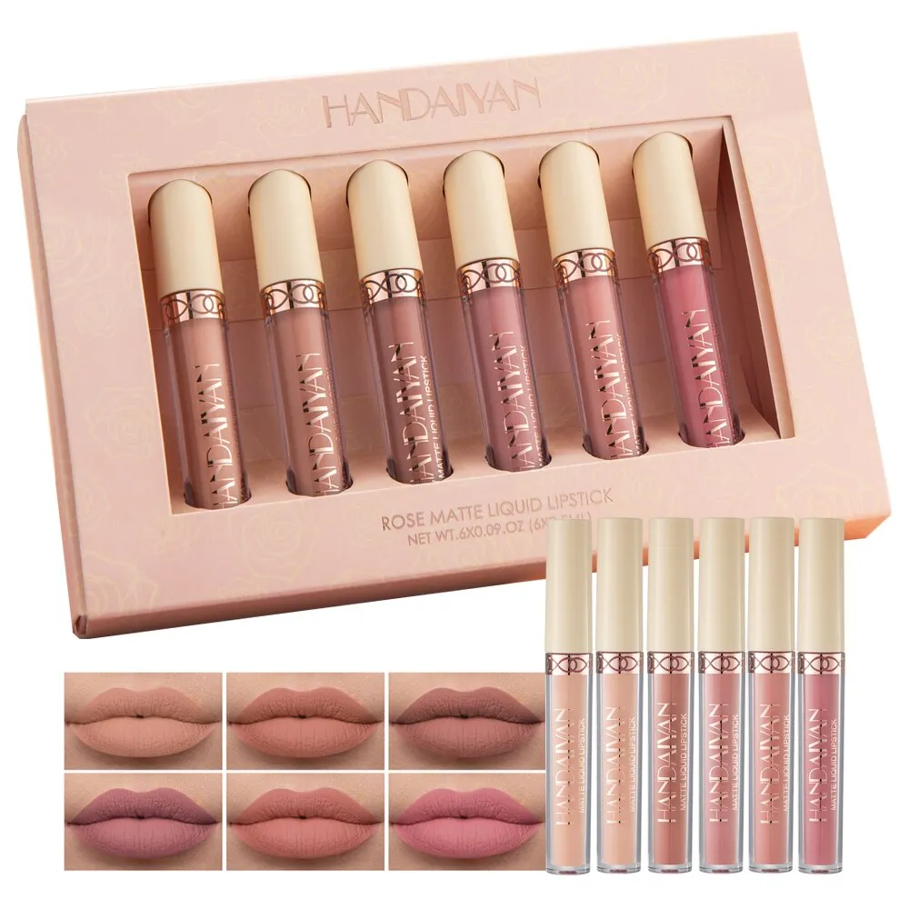 HANDAIYAN Matt Nude Velvet Lip Gloss