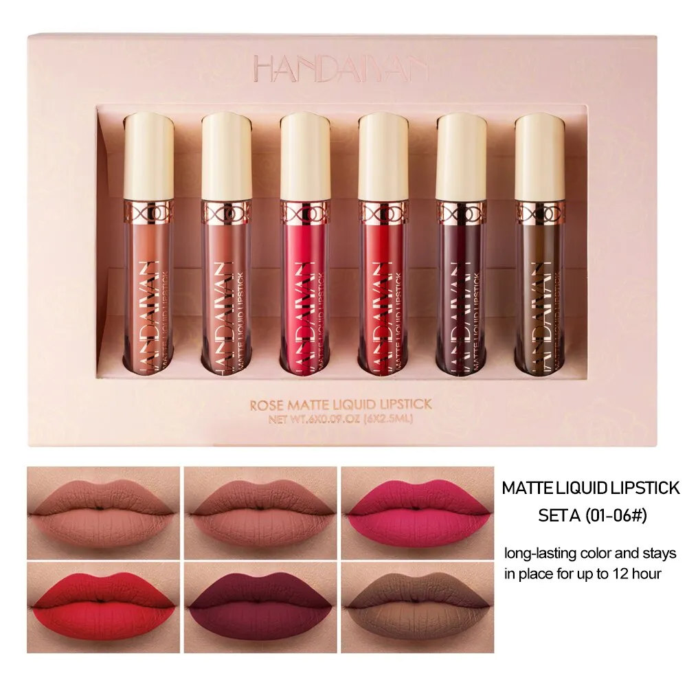 HANDAIYAN Matt Nude Velvet Lip Gloss