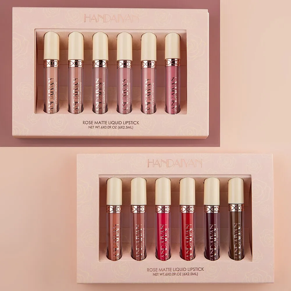 HANDAIYAN Matt Nude Velvet Lip Gloss
