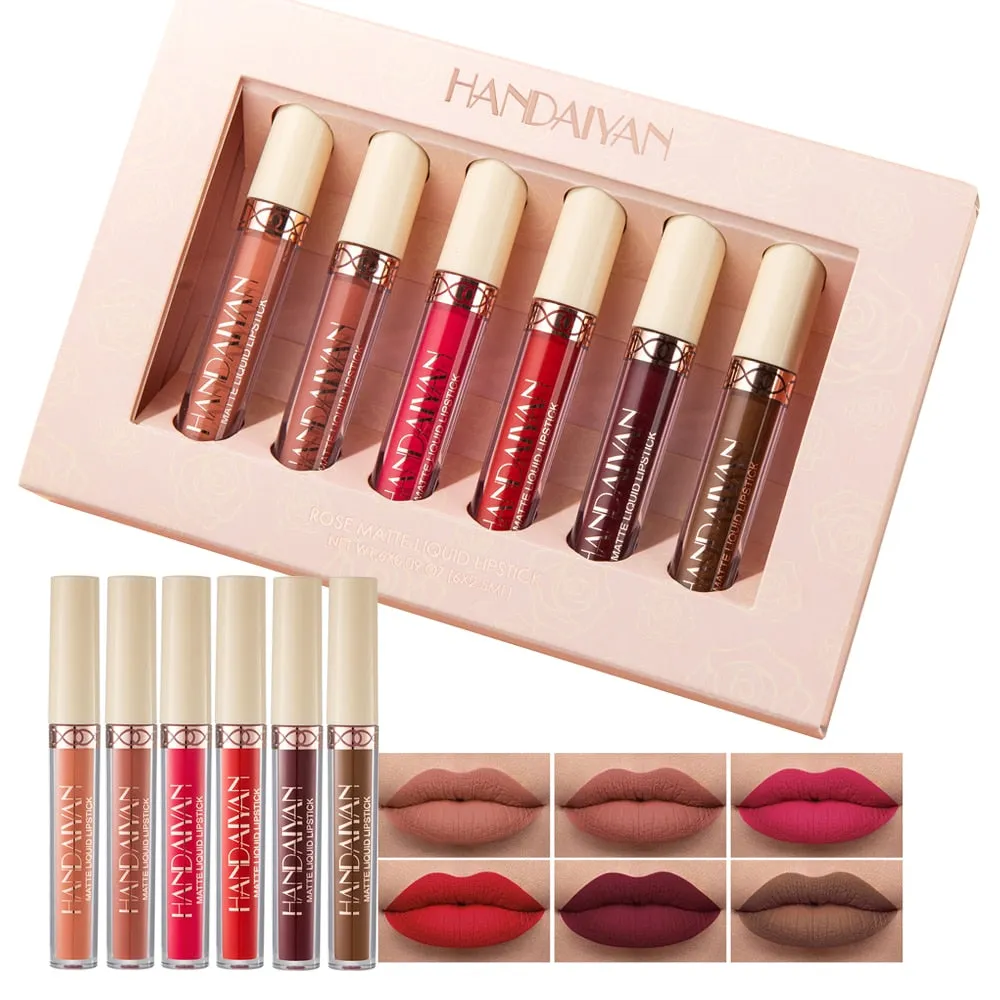 HANDAIYAN Matt Nude Velvet Lip Gloss