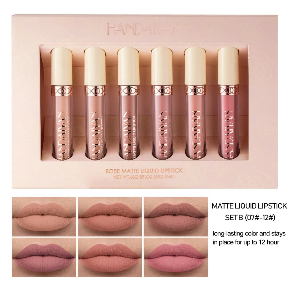HANDAIYAN Matt Nude Velvet Lip Gloss
