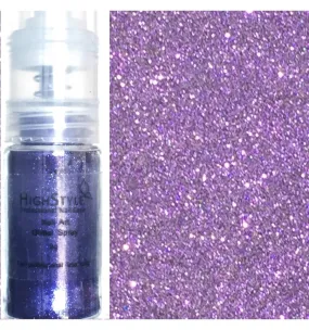 High Style Nail Art Glitter Spray Purple 24g