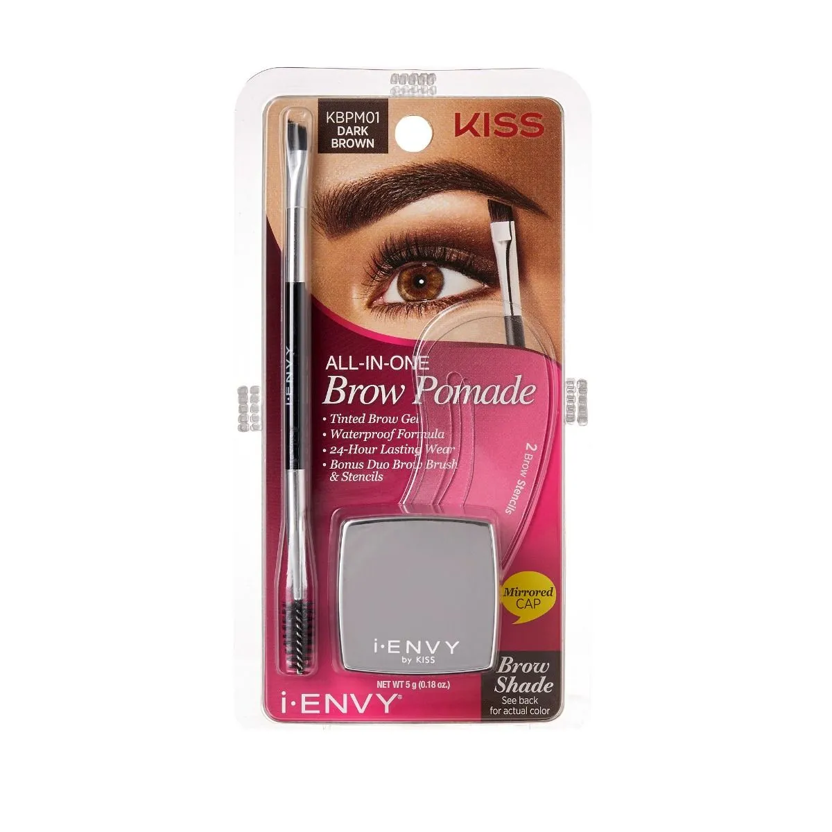 i.ENVY All-IN-ONE Brow Pomade Dark Brown (KBPM01)