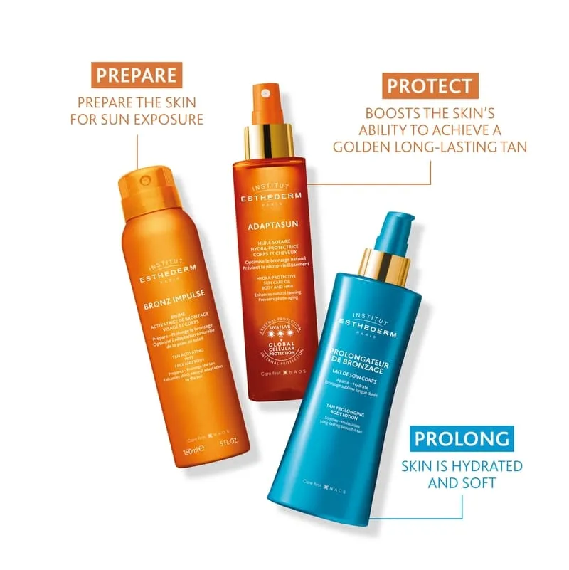 Institut Esthederm Protective Sun Care Oil for Body and Hair - Strong Sun