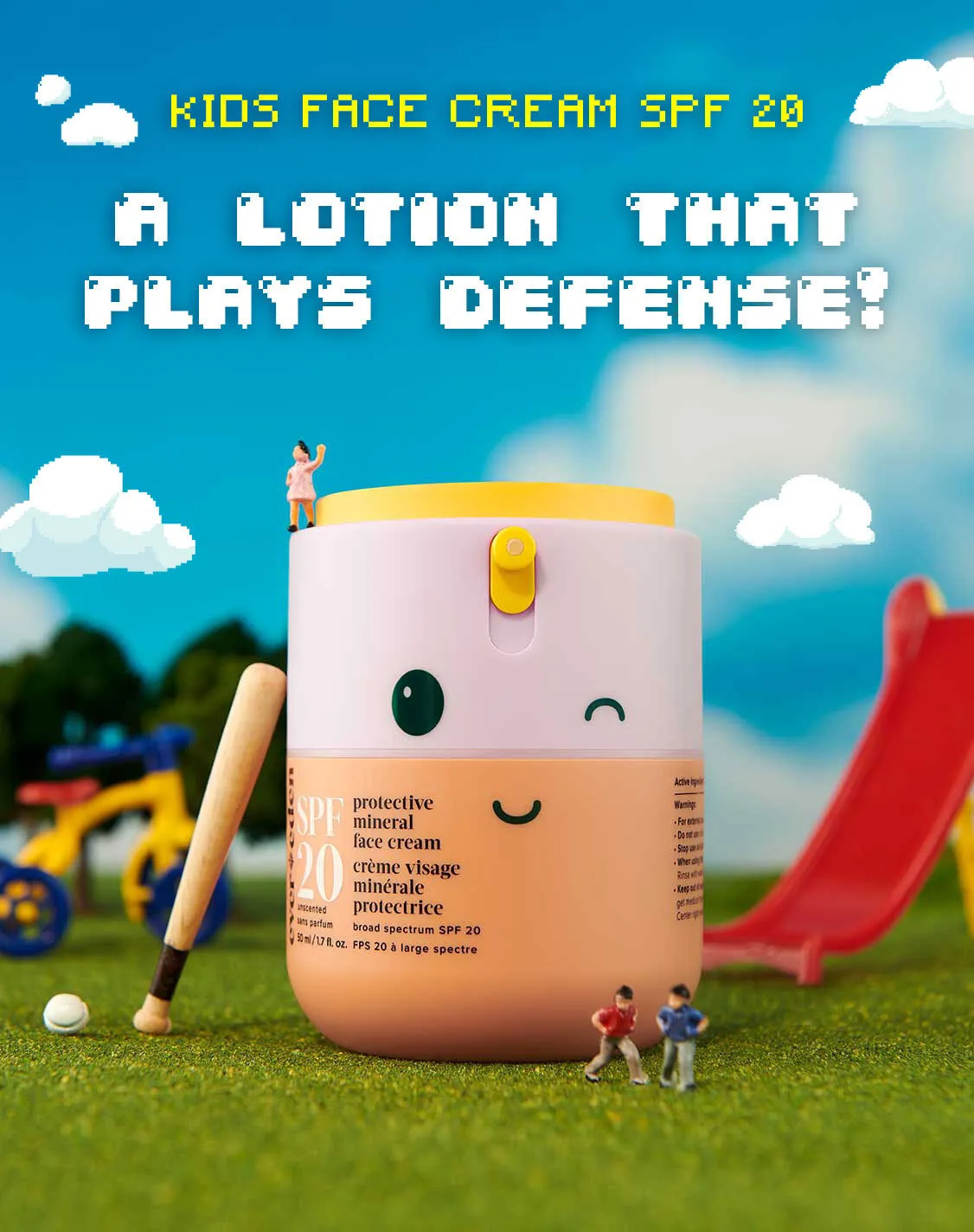 Kids Protective Mineral Face Cream SPF20