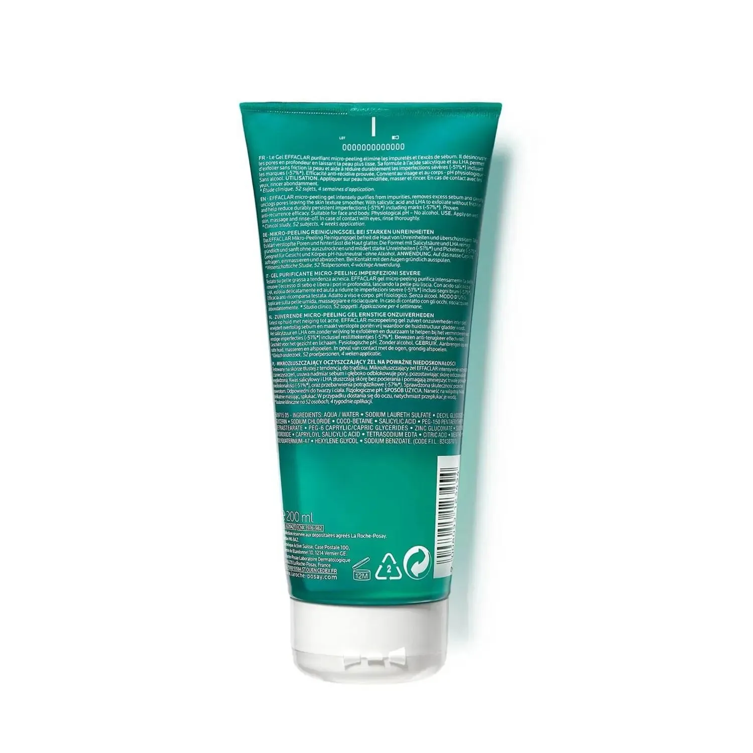 La Roche-Posay Effaclar Micro-Peeling Purifying Gel 200ml