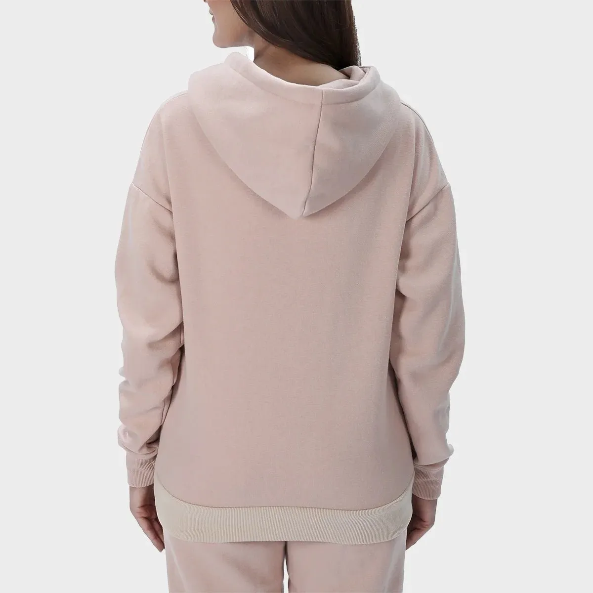Ladies Blush Colourblock Hoodie