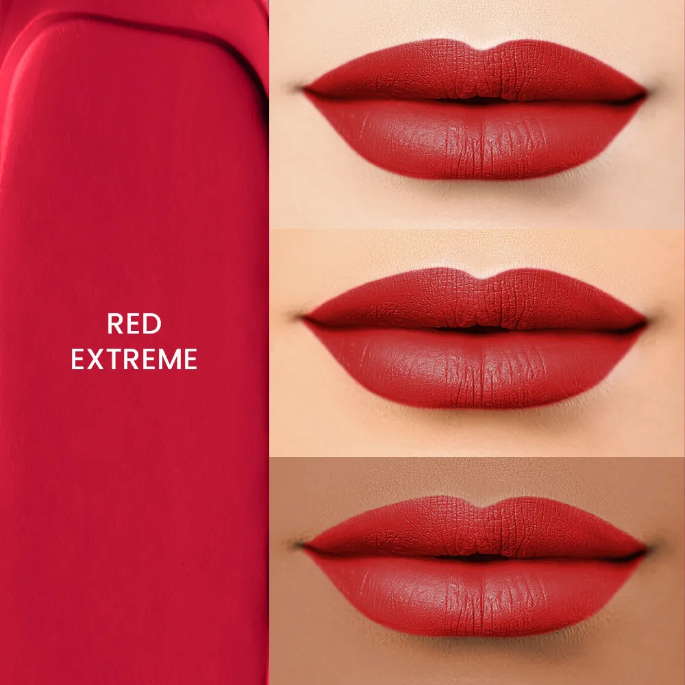 Lakmē Absolute Matte Ultimate Lip Color with Argan Oil, Red Extreme- 3.4g
