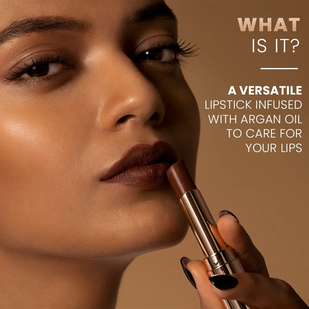 Lakmē Absolute Matte Ultimate Lip Color with Argan Oil, Red Extreme- 3.4g