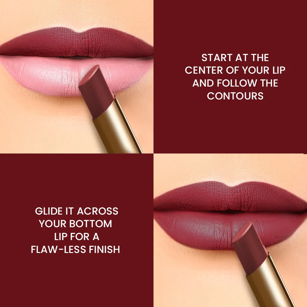 Lakmē Absolute Matte Ultimate Lip Color with Argan Oil, Red Extreme- 3.4g