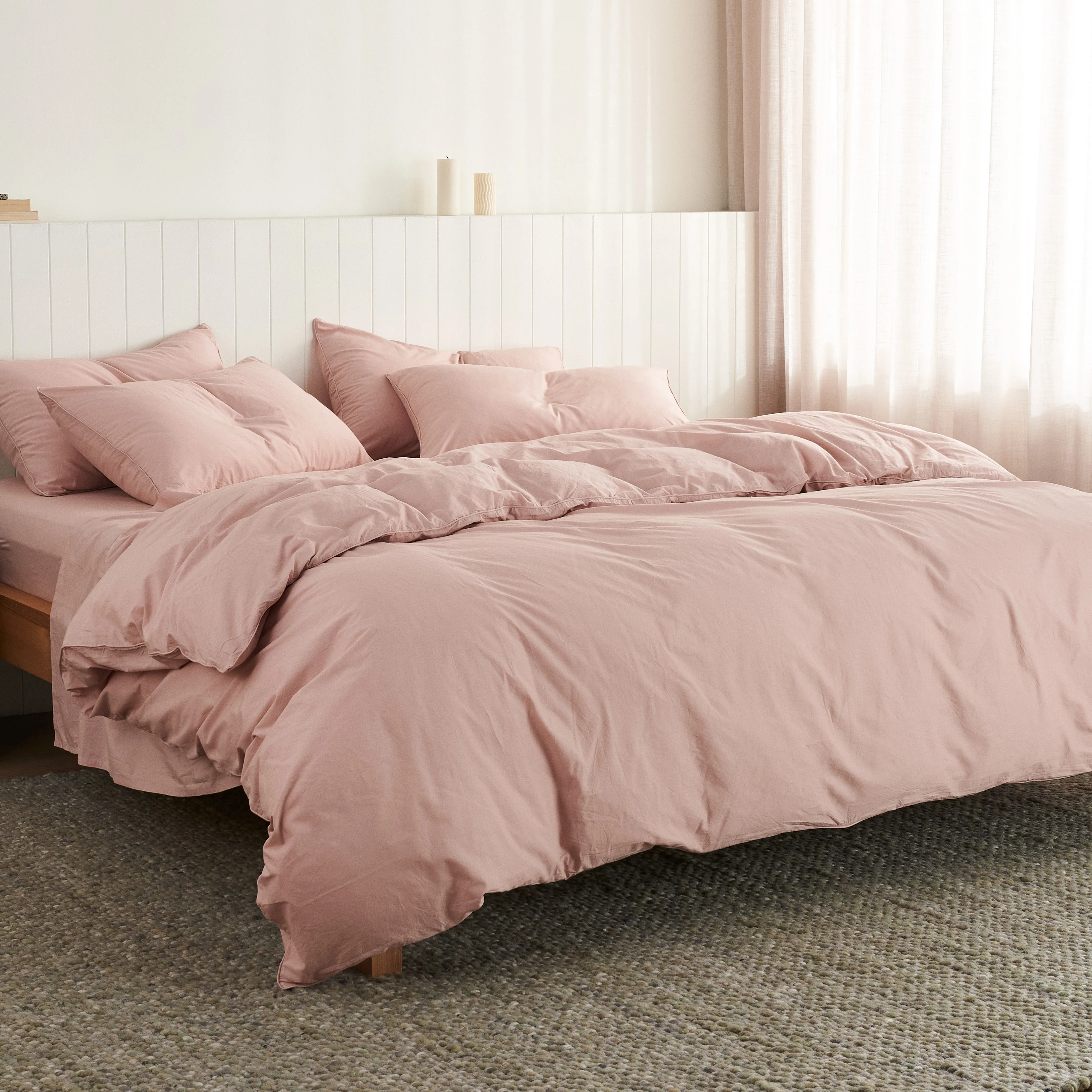 Leo Washed Cotton - Blush