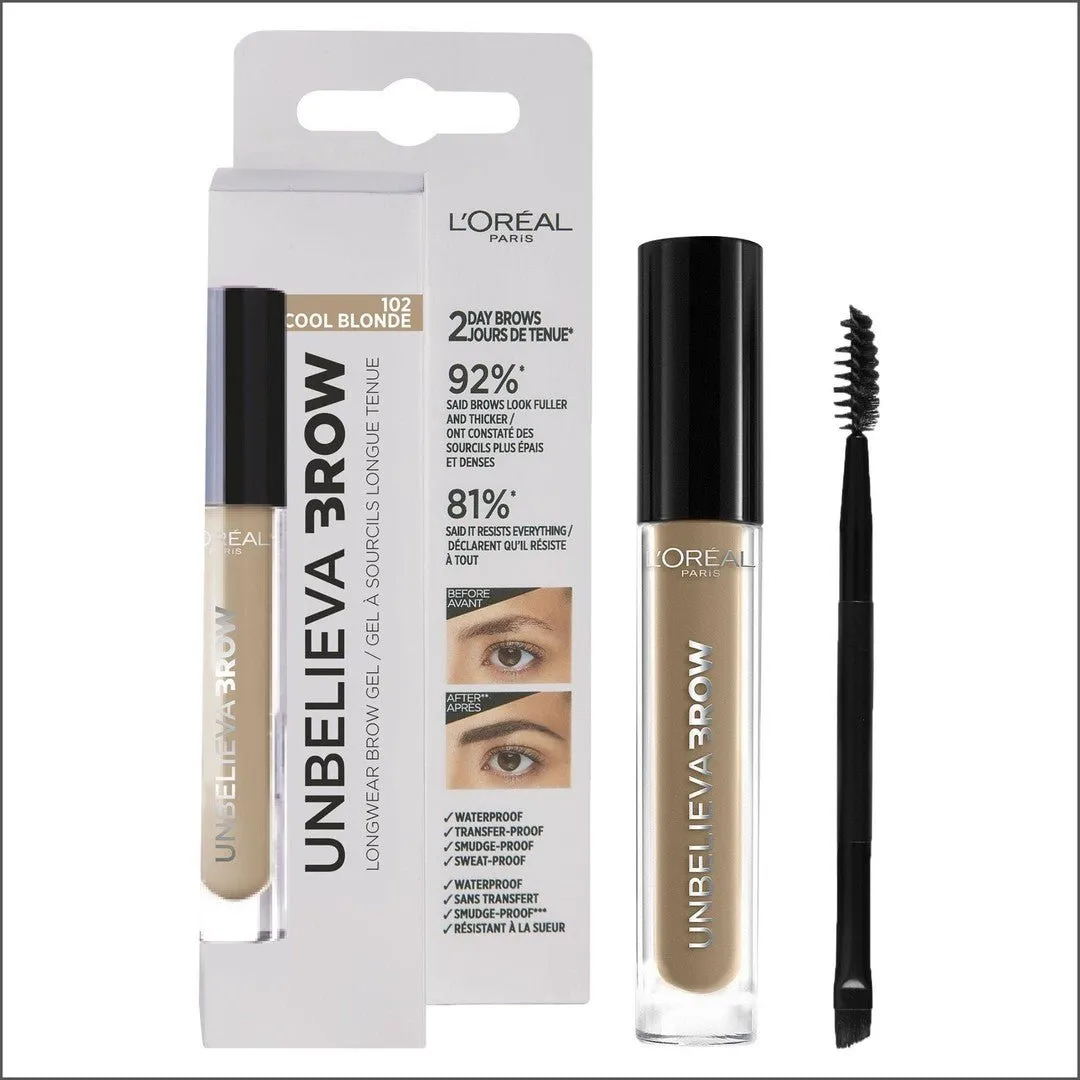 L'Oréal Paris Unbelievabrow Brow Gel 102 Cool Blonde
