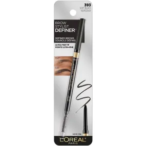 L'OREAL - Brow Stylist Definer Soft Black - 0.003 oz (90 mg)