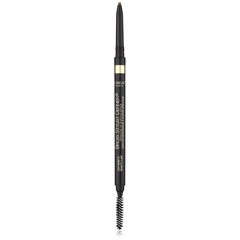 L'OREAL - Brow Stylist Definer Waterproof Eyebrow Pencil, Light Brunette - 0.003 oz. (90 mg)